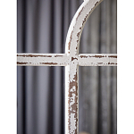 Зеркало-окно с эффектом старения в венецианском стиле Venetian White Mirror варинант исполнения - 6 | Loft Concept в Казани