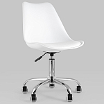Офисный стул на металлическом основании EGGERY White варинант исполнения - 2 | Loft Concept в Казани