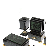 Настольный письменный набор из нефрита в подарочной коробке Victorious варинант исполнения - 8 | Loft Concept в Казани