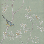 Обои ручная роспись Badminton Mercury Grey варинант исполнения - 1 | Loft Concept в Казани