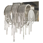 Бра с перфорированными металлическими дугами и цепочками 22 см Atlantis Chain варинант исполнения - 11 | Loft Concept в Казани