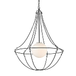 Подвесной светильник из тонких прутьев в форме колокола Forged Thin Rods варинант исполнения - 3 | Loft Concept в Казани