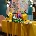 Декоративная статуэтка Yayoi Kusama Flowers that Bloom at Midnight Pink варинант исполнения - 5 | Loft Concept в Казани