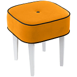 Квадратный мягкий пуф на белых ножках Winton Pouf Square варинант исполнения - 23 | Loft Concept в Казани