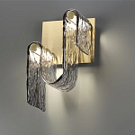 Бра волнистой формы из фактурного стекла Wave варинант исполнения - 3 | Loft Concept в Казани