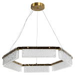 Светодиодная люстра с рельефным стеклом ICE GLASS 70 варинант исполнения - 2 | Loft Concept в Казани