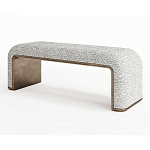 Банкетка Forli с элегантными латунными вставками  варинант исполнения - 1 | Loft Concept в Казани