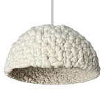 Вязаный подвесной светильник из шерсти Dome Wool Lamp  варинант исполнения - 6 | Loft Concept в Казани
