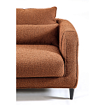 Диван в гостиную Portree Sofa Терракотовый букле варинант исполнения - 5 | Loft Concept в Казани
