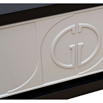 Тумбочка прикроватная с ящиком черно-серого цвета Noble Nightstand варинант исполнения - 3 | Loft Concept в Казани