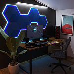 Гипсовая 3D панель с принтографией PM-52 варинант исполнения - 1 | Loft Concept в Казани