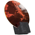 Настольное дизайнерское зеркало Poltronova Vanitas Nero Marquina Mirror and Photo Holder варинант исполнения - 1 | Loft Concept в Казани