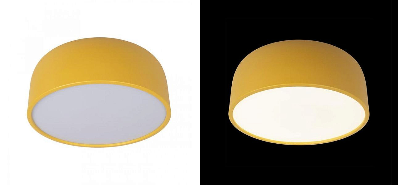 Светильник потолочный круглый Color cup Yellow Светильник потолочный круглый Color cup Yellow - Loft-Concept в Казани
