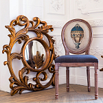 Зеркало настенное с рамой цвета античная бронза Classic Ornament Mirror варинант исполнения - 3 | Loft Concept в Казани