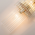 Бра с золотистым основанием и прозрачными трубками Nembus варинант исполнения - 4 | Loft Concept в Казани