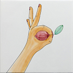 Плитка дизайнерская с рисунком Лимон варинант исполнения - 2 | Loft Concept в Казани