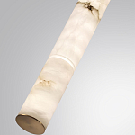 Подвесной светильник с плафоном в форме цилиндра из алебастра Cryptocrystalline Stone варинант исполнения - 5 | Loft Concept в Казани