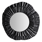 Зеркало в фактурной черной раме в современном стиле Black Maelstrom варинант исполнения - 1 | Loft Concept в Казани