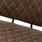 Стул с темно-коричневой обивкой из экокожи Benderson варинант исполнения - 8 | Loft Concept в Казани