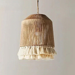 Люстра круглая плетеная с кисточками Small Solar Glow варинант исполнения - 2 | Loft Concept в Казани