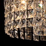 Потолочный светильник круглый с прозрачными подвесками Lunet варинант исполнения - 16 | Loft Concept в Казани