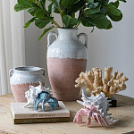 Статуэтка голубой рак с белой раковиной Marine Accessories варинант исполнения - 7 | Loft Concept в Казани