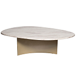 Стол журнальный овальный с контрастным основанием Subsequence варинант исполнения - 2 | Loft Concept в Казани