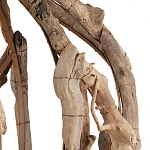 Люстра круглая в виде веток деревьев Natural Driftwood  варинант исполнения - 3 | Loft Concept в Казани