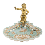 Блюдо с бронзовым ангелом Porcelain Angels of Paradise варинант исполнения - 1 | Loft Concept в Казани