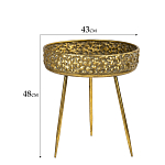 Столик дизайнерский Coth of gold варинант исполнения - 8 | Loft Concept в Казани