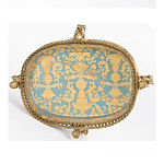 Чаша с орнаментом на ножках в виде бронзовых ангелов Eden Garden варинант исполнения - 4 | Loft Concept в Казани