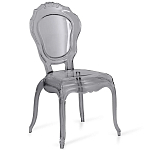 Прозрачный стул серый LOUIS GHOST CHAIR Grey варинант исполнения - 1 | Loft Concept в Казани