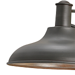 Бра настенное с куполообразным плафоном на регулируемом кронштейне Gray Horizon  варинант исполнения - 1 | Loft Concept в Казани