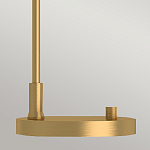 Настольная лампа с конусообразным плафоном и внутренней частью золотого цвета Alora Mood варинант исполнения - 7 | Loft Concept в Казани