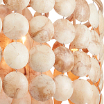 Люстра с каскадом из круглых декоративных элементов Texture Discs варинант исполнения - 1 | Loft Concept в Казани