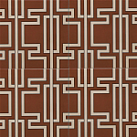 Дизайнерская плитка с узором Лабиринт варинант исполнения - 1 | Loft Concept в Казани