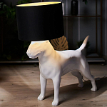 Лампа COLLECTION OF DOGS с абажуром Бультерьер варинант исполнения - 12 | Loft Concept в Казани