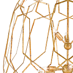 Люстра овальная с переплетенными ромбами Large Scale Artwork варинант исполнения - 1 | Loft Concept в Казани