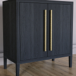 Современный Буфет Primo с 2 дверцами Черный дуб варинант исполнения - 3 | Loft Concept в Казани