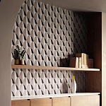 Гипсовая 3D Панель DRAGON SCALE - C варинант исполнения - 1 | Loft Concept в Казани