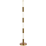 Торшер латунь Dew Drops Tube Brass One Floor Lamp варинант исполнения - 1 | Loft Concept в Казани