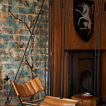 Обои ручная роспись Braganza Standard colourway on dyed paper варинант исполнения - 2 | Loft Concept в Казани