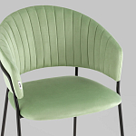 Стул в велюре фисташкового цвета Horizon варинант исполнения - 6 | Loft Concept в Казани