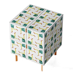 Тумба  с рисунком Short Pina Colada Orange варинант исполнения - 2 | Loft Concept в Казани