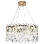 Круглая люстра с хрустальными подвесками Roul Crystal Round Chandelier варинант исполнения - 4 | Loft Concept в Казани