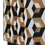 Настольная лампа с фигурным узором и трапециевидным абажуром Сonundrum варинант исполнения - 1 | Loft Concept в Казани