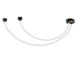 Подвесной светильник с двойными световыми дугами  Luke Lampco Tracer Lamp варинант исполнения - 1 | Loft Concept в Казани