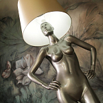 Лампа MANNEQUIN LAMP с абажуром руки на талии варинант исполнения - 9 | Loft Concept в Казани