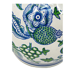 Ваза фигурная с сине-зелеными узорами распустившихся цветов Blossoming Spring варинант исполнения - 3 | Loft Concept в Казани