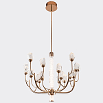 Люстра с декором в виде кристаллов из хрусталя Kenneth Crystal Stone Chandelier 20 варинант исполнения - 4 | Loft Concept в Казани